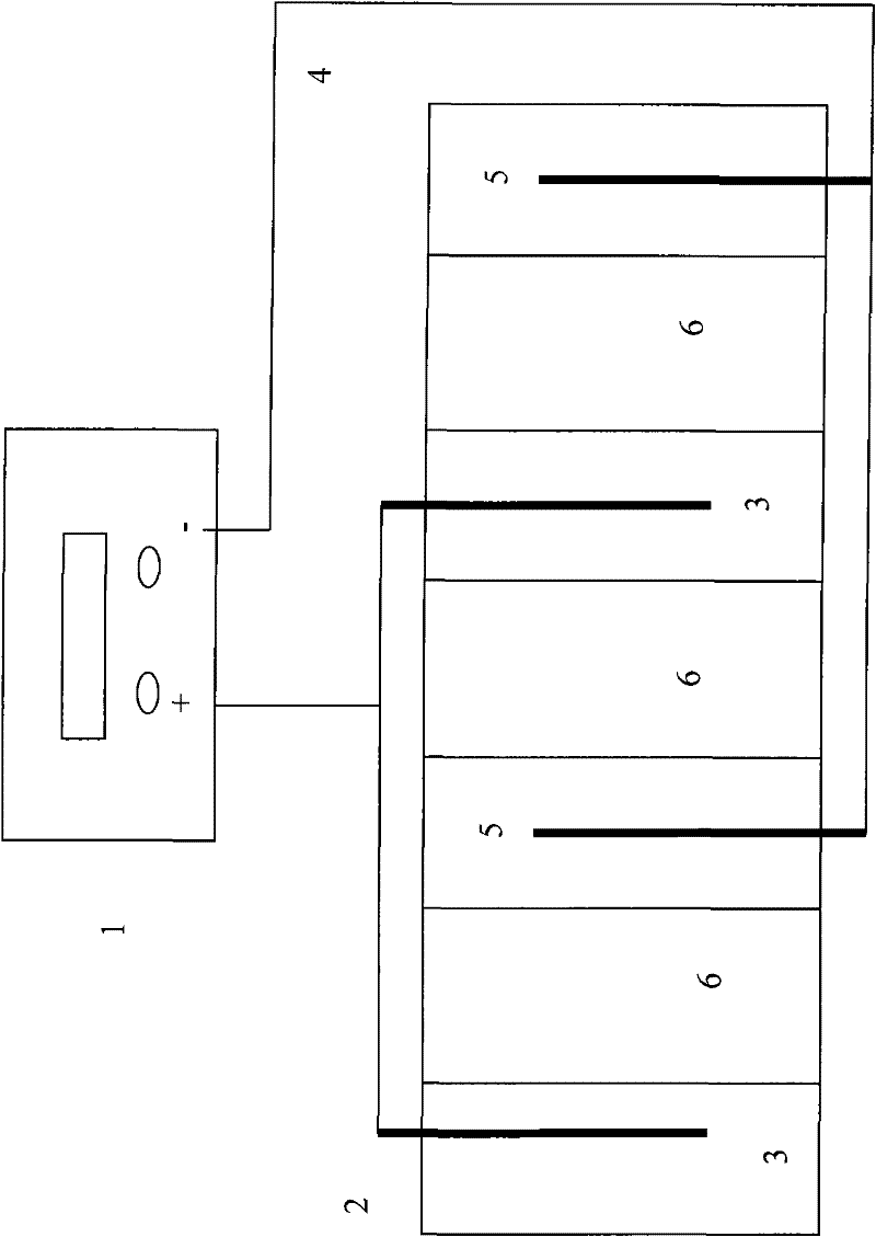 Method for electrically restoring soil and underground water