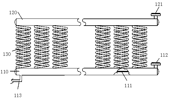 Spiral evaporator for flooded central air conditioning system