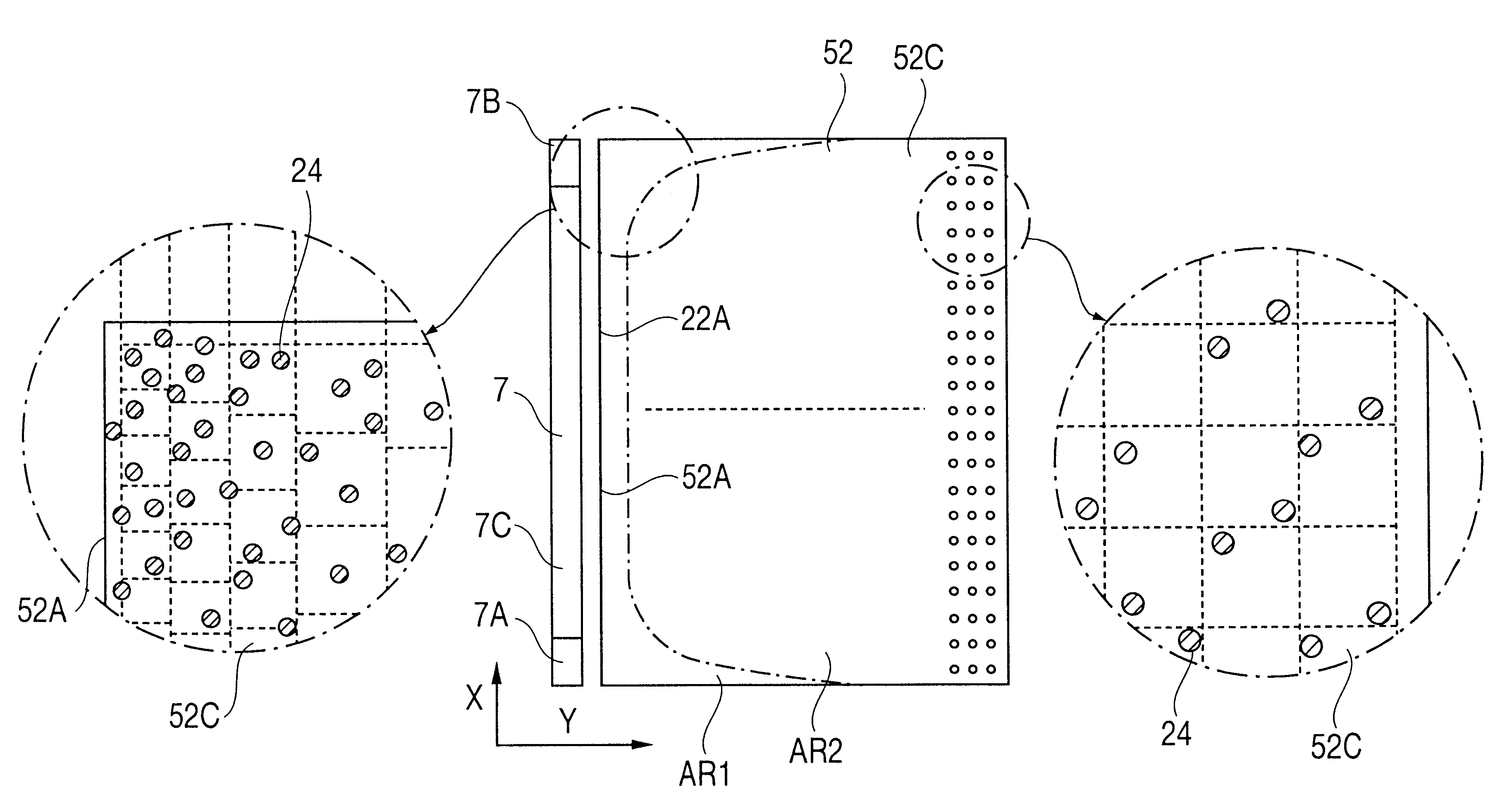 Surface light source device of side light type, liquid crystal display and light guide plate