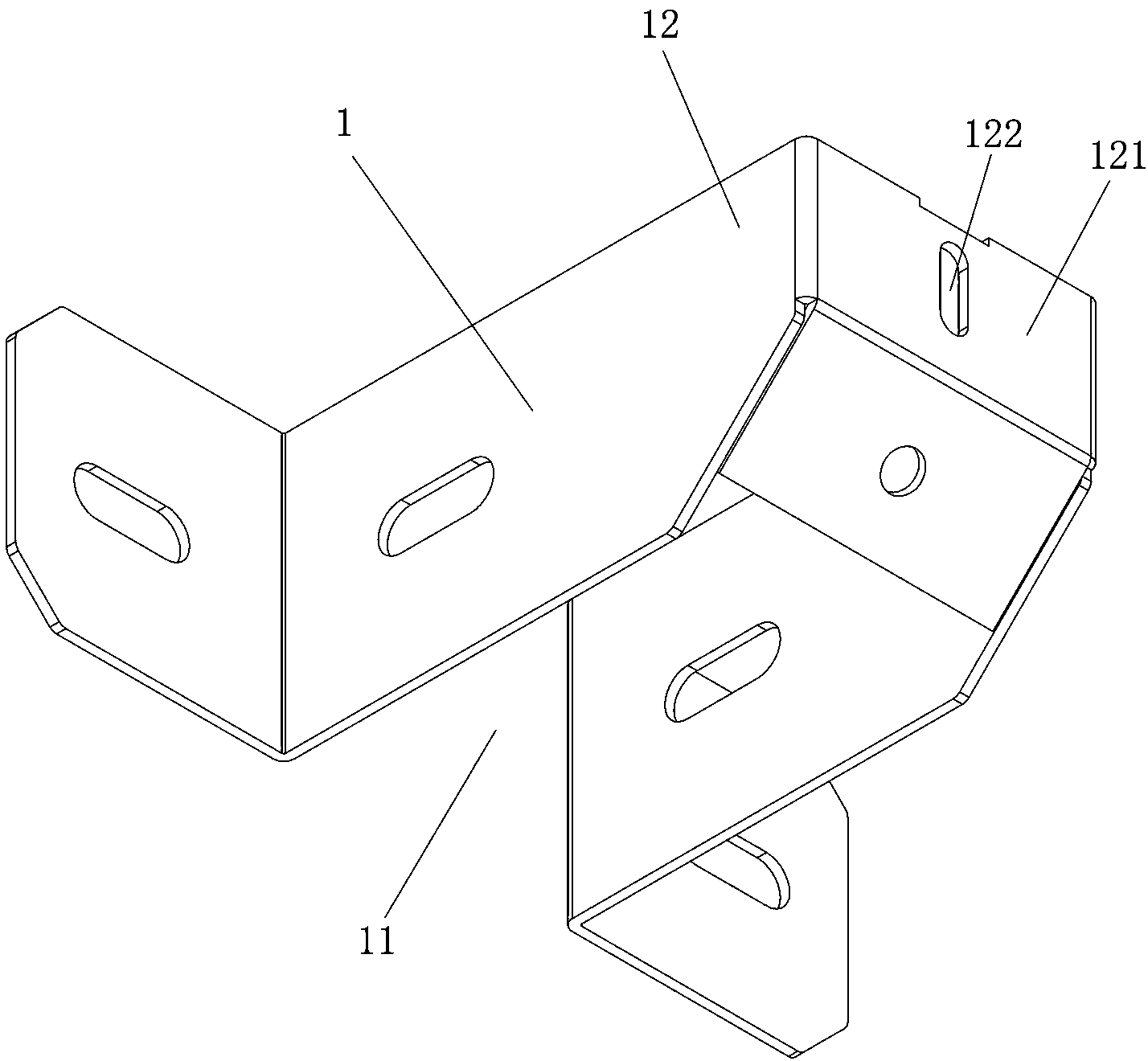 Keel connecting device for suspension type curtain wall