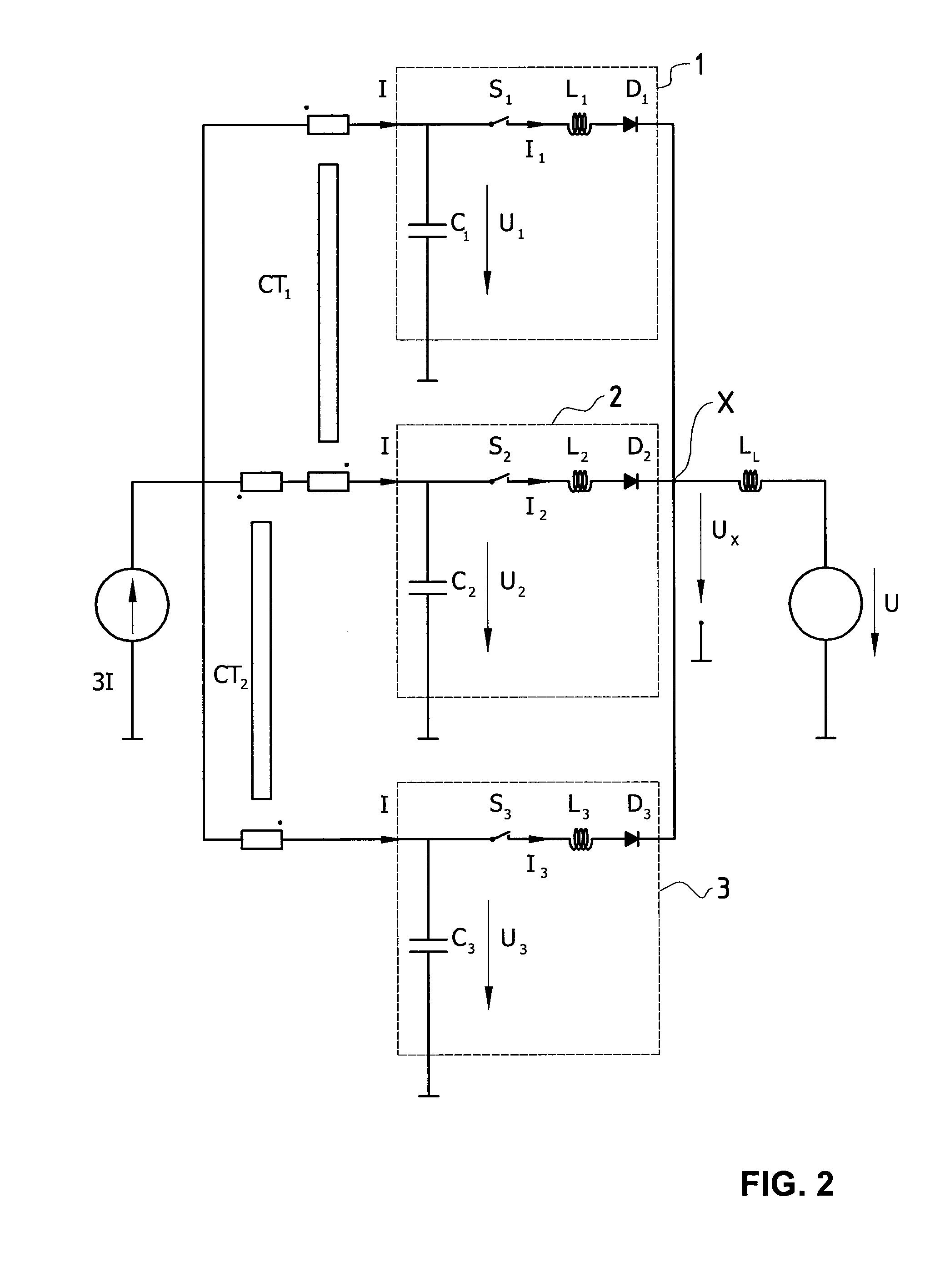 Multiphase soft-switched dc-dc converter