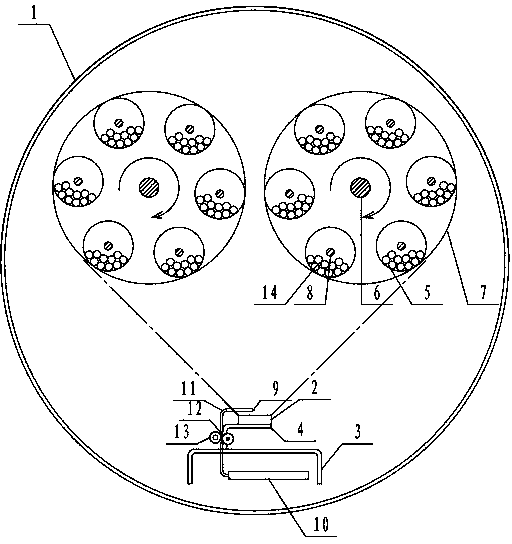 Composite coating equipment and manufacturing method for neodymium iron boron rare-earth permanent magnetic device