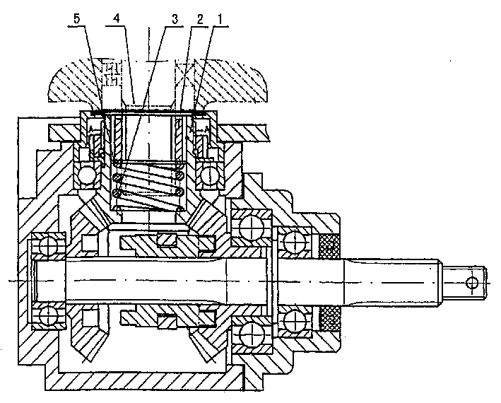 Axle driving buffer mechanism