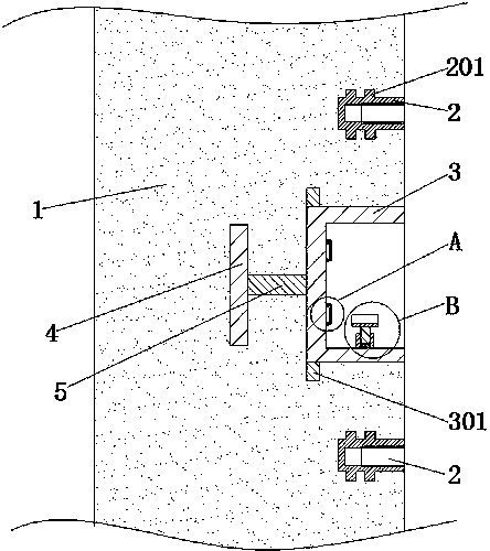 Core tube shaft structure of super high-rise building