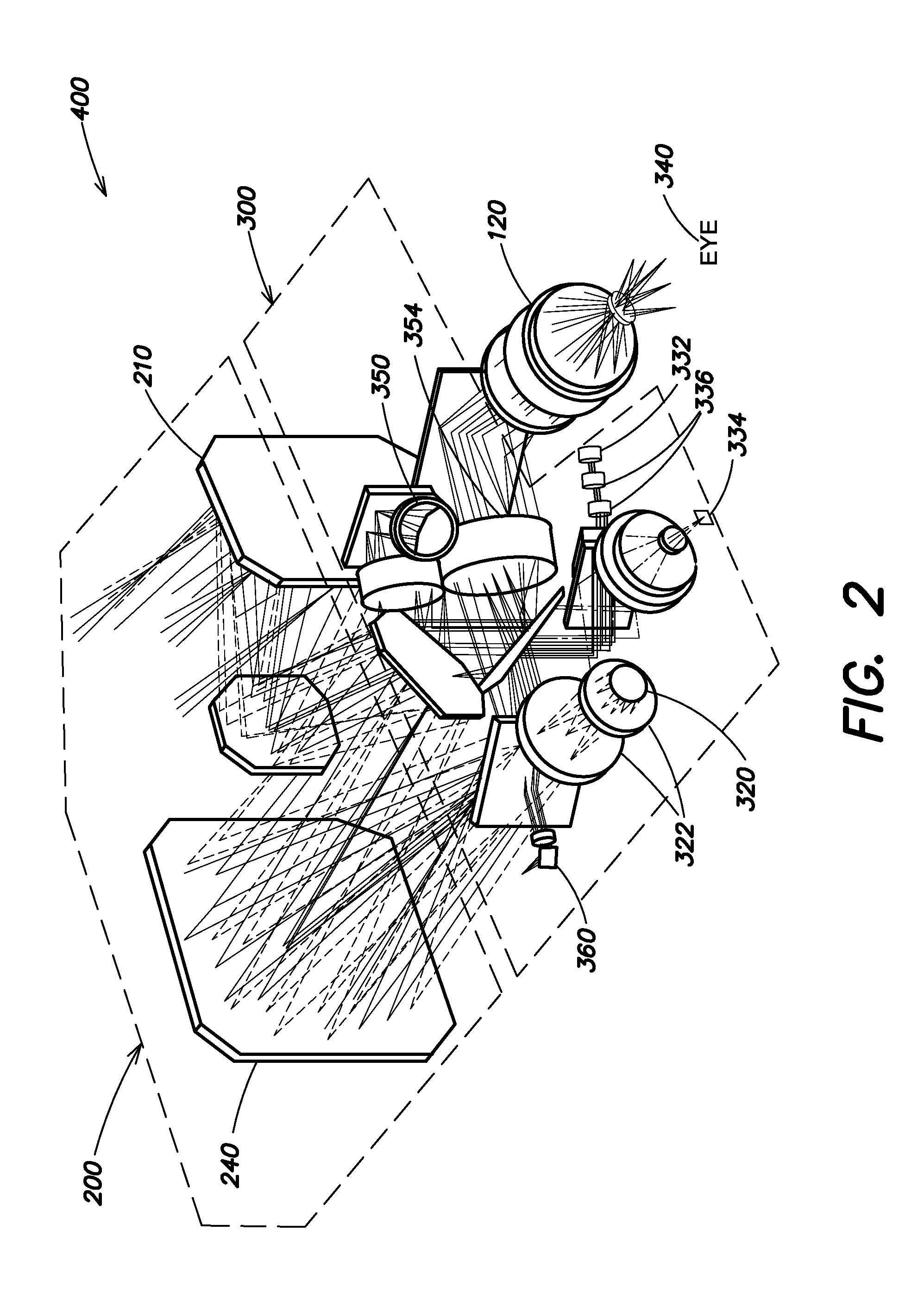 Optical configuration for a compact integrated day/night viewing and laser range finding system