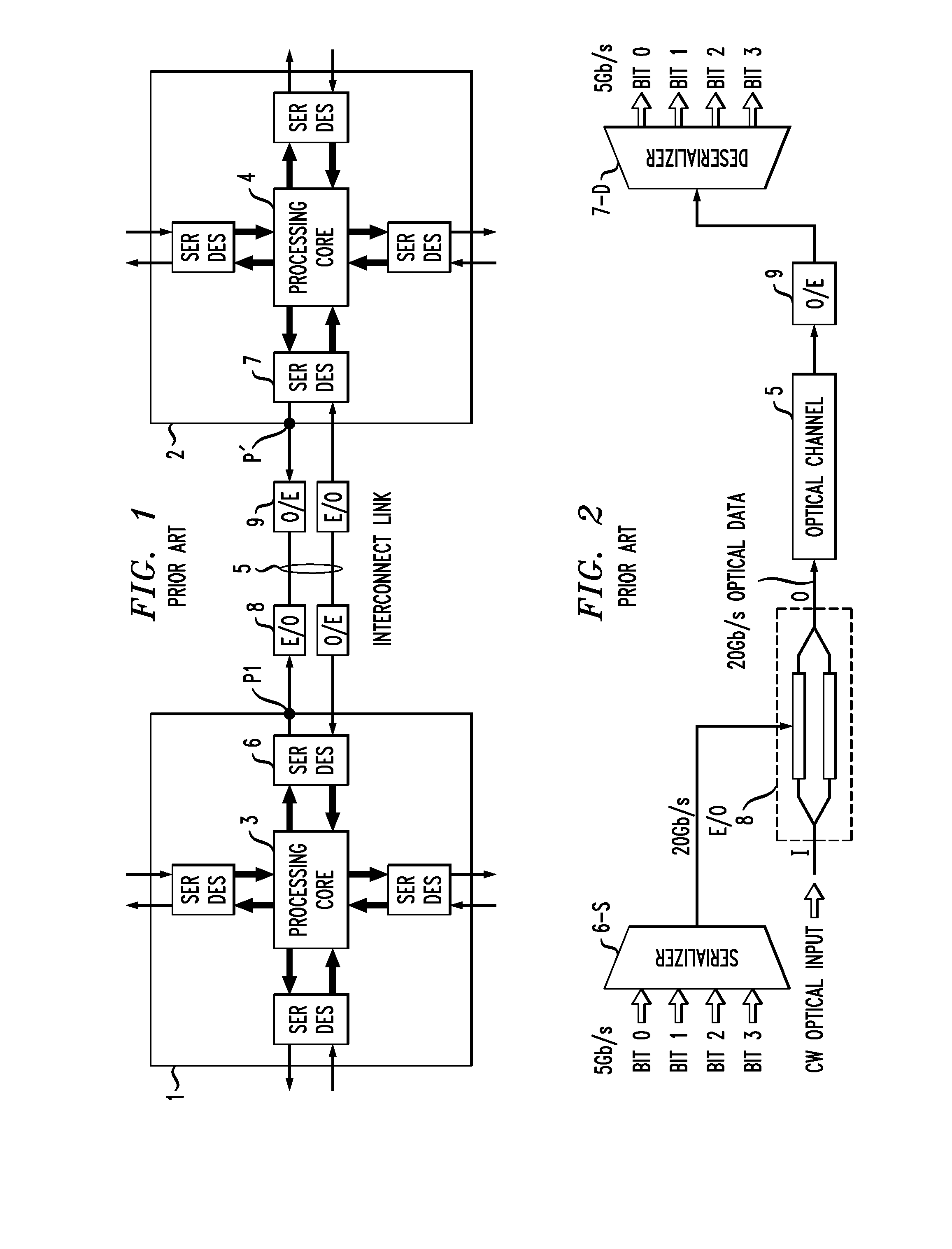 Optical Interconnection Arrangement For High Speed, High Density Communication Systems