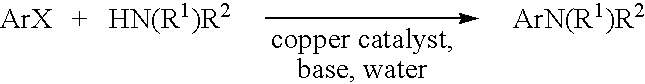 Copper catalyzed arylation