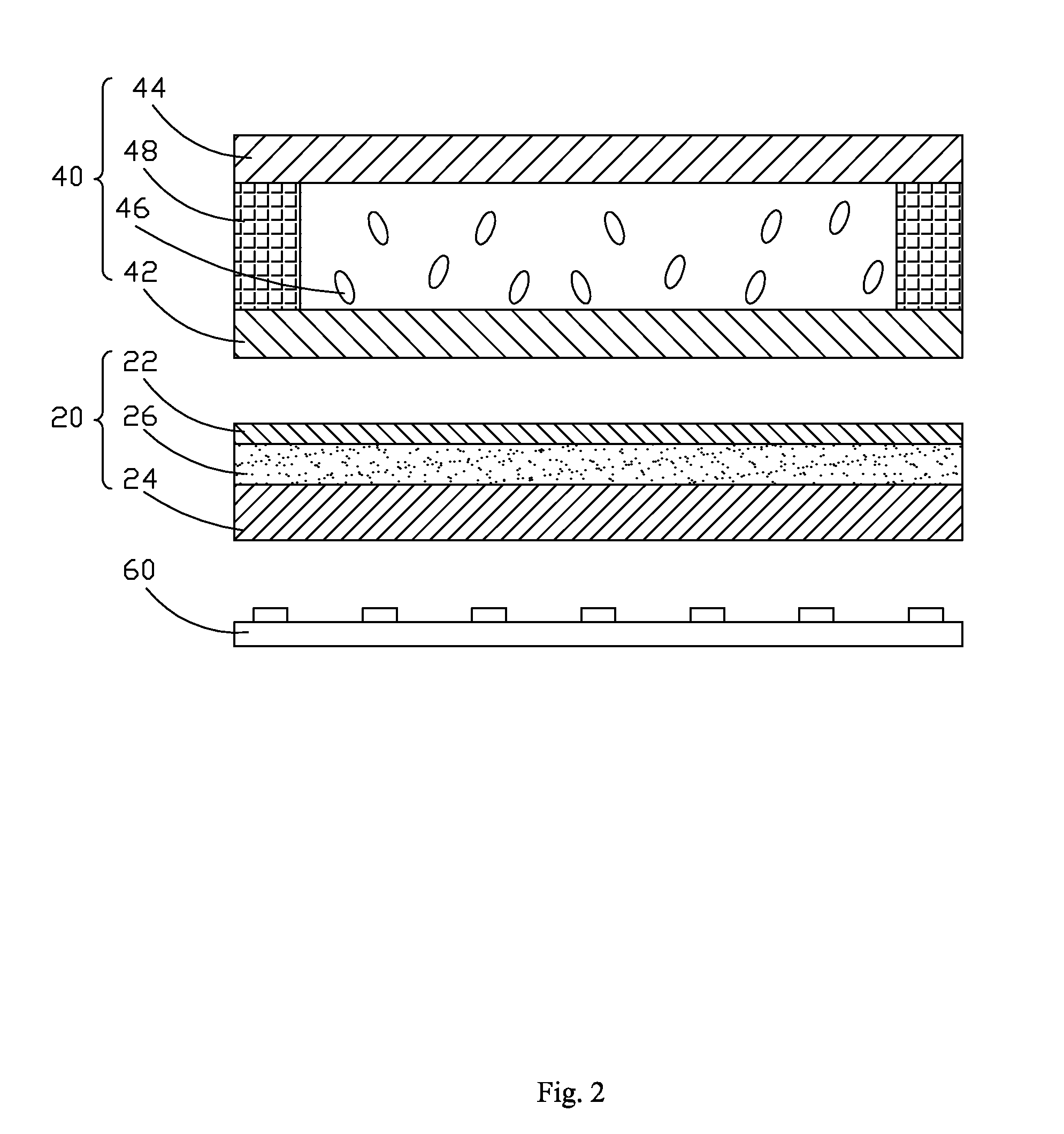 Method for manufacturing fluorescent powder substrate and liquid crystal module using fluorescent powder substrate