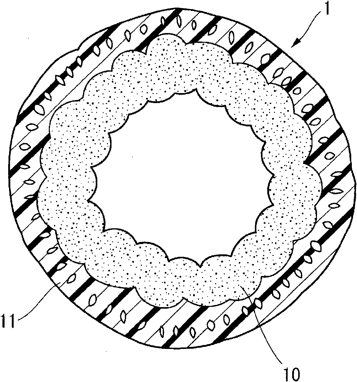 Hollow porous membrane and process for producing the same