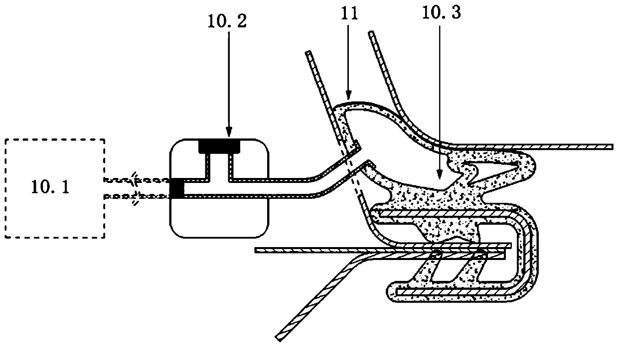 A door seal adjustment system and adjustment method for improving automobile NVH performance