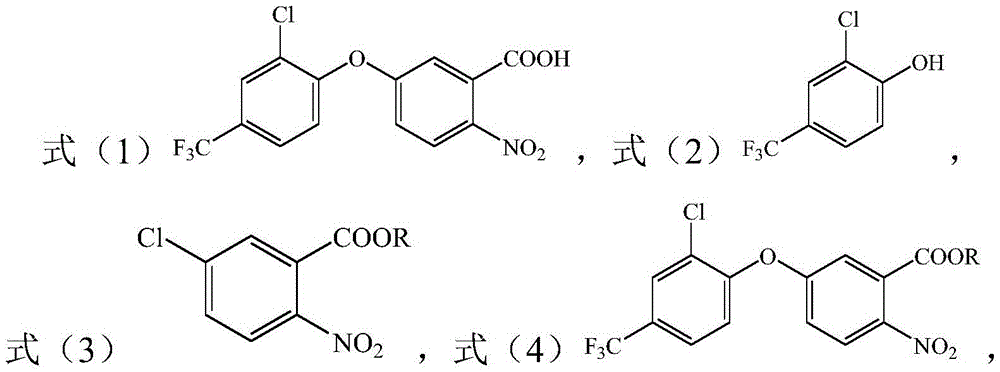 Preparation method of acifluorfen