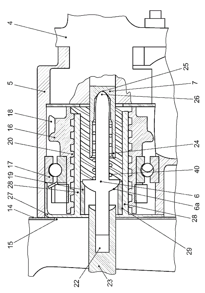 Actuating device for a master brake cylinder of a motor vehicle