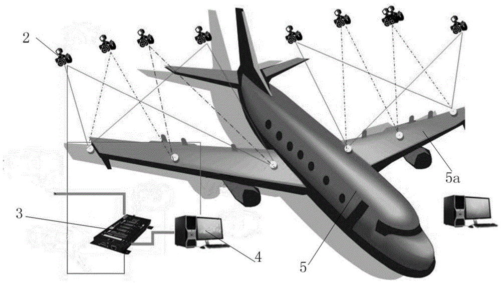 A Method of Measuring the Displacement in Airplane Static Test by Using Camera