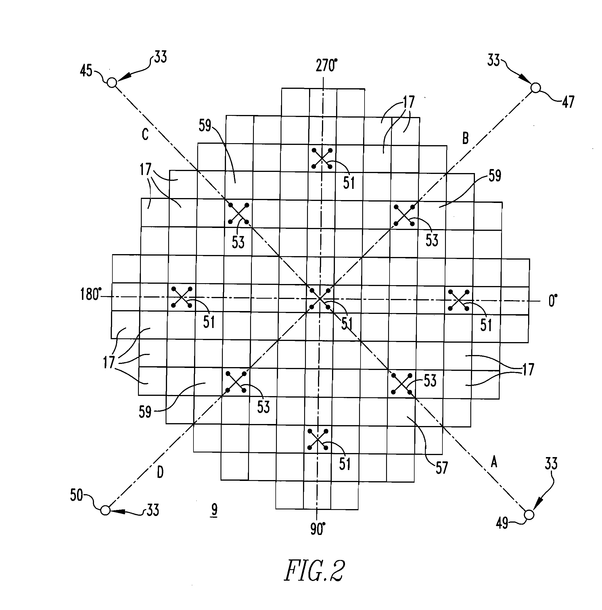 Method of calibrating excore detectors in a nuclear reactor