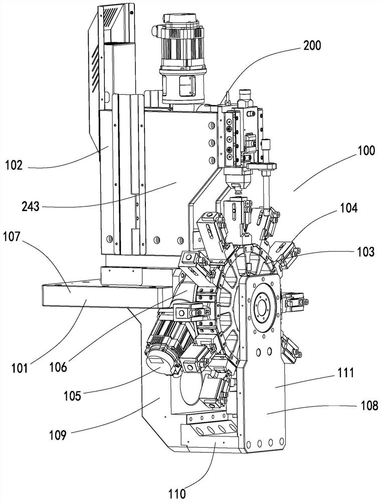 Multi-station rotary terminal crimping machine head