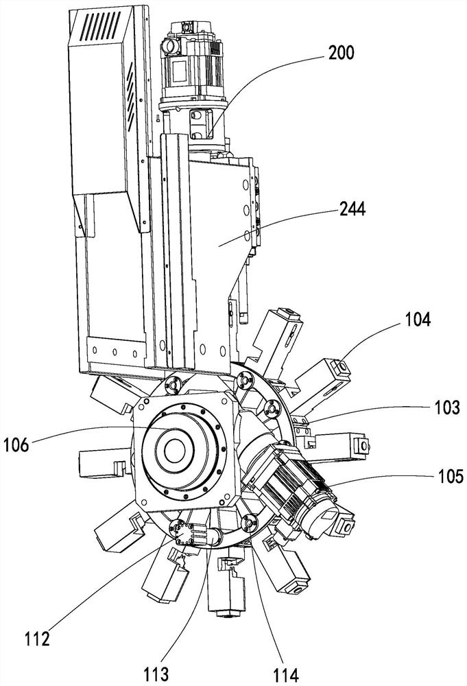 Multi-station rotary terminal crimping machine head