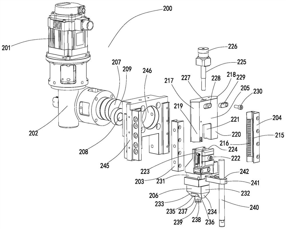 Multi-station rotary terminal crimping machine head