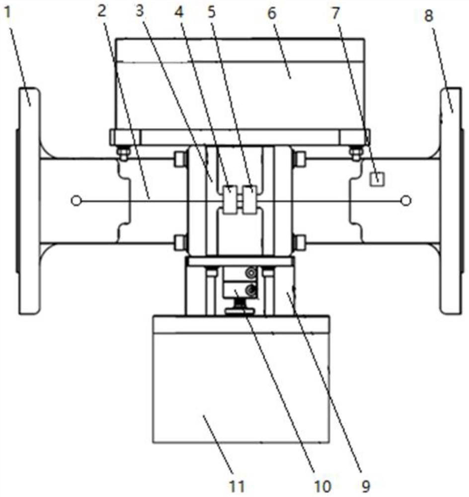 Gas metering device of high-power gas engine