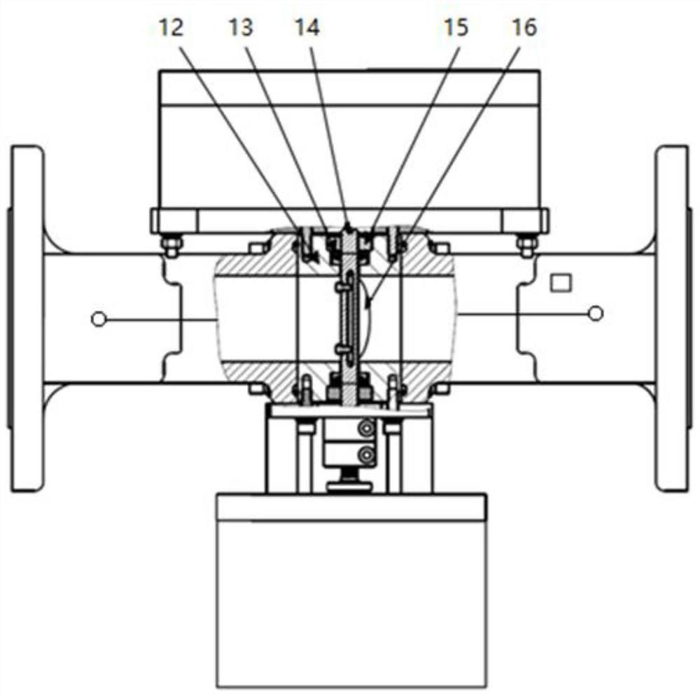 Gas metering device of high-power gas engine