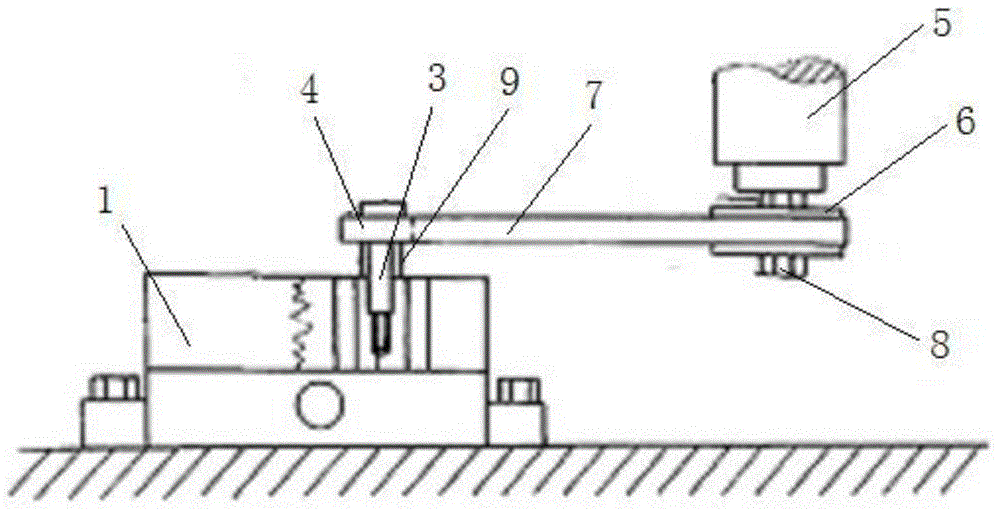 Abrasive belt device for deburring of deep and narrow trench