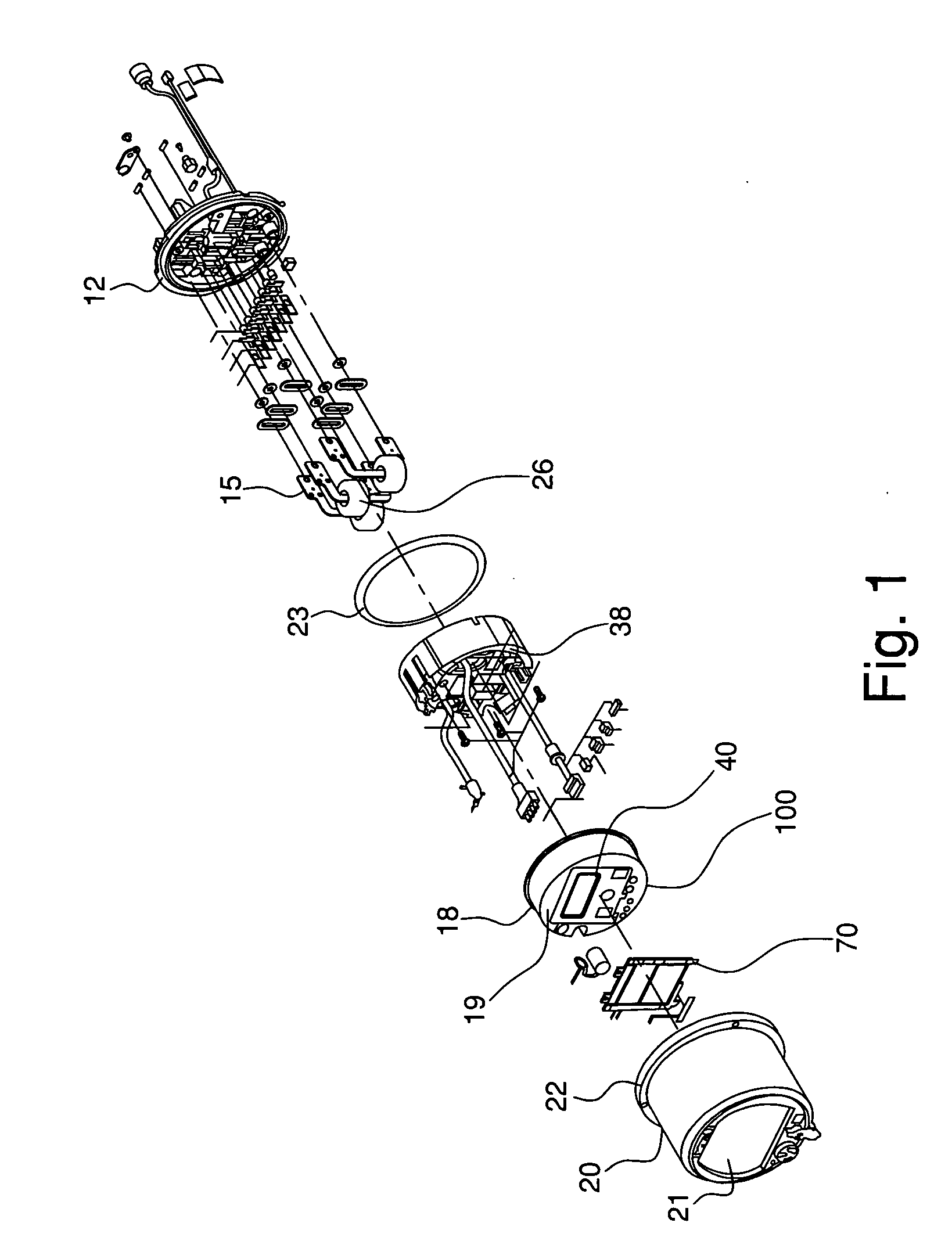 Electrical-energy meter adaptable for optical communication with various external devices