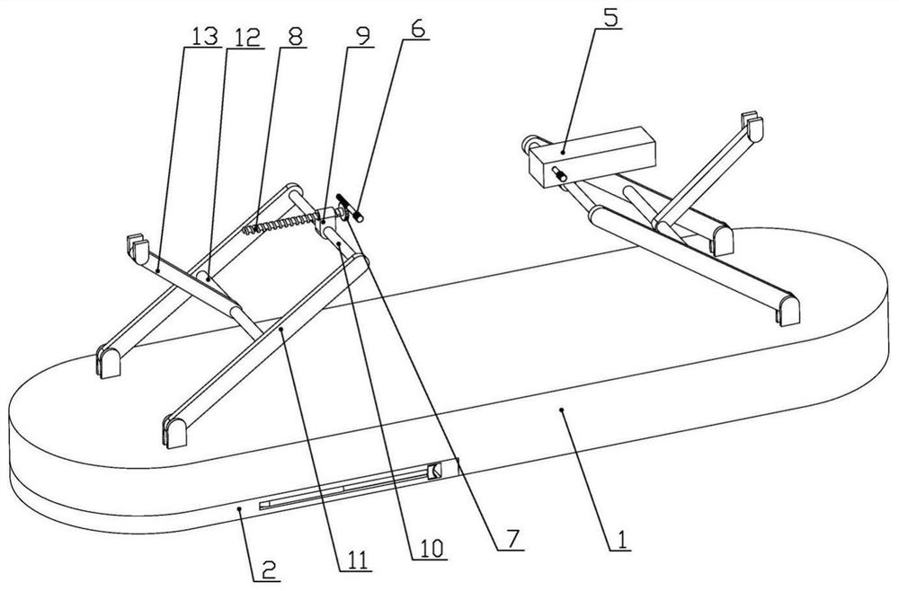 An adjustable limb supporter in anesthesiology department