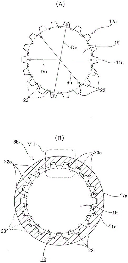 Torque transmission shaft with yoke for universal joint and manufacturing method therefor