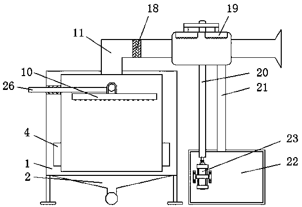 Multi-angle paint spraying device for production of wooden products