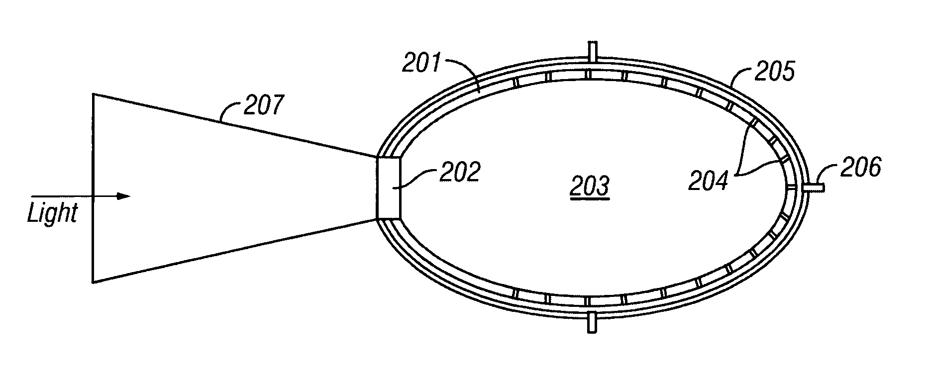 Reactor for solar processing of slightly-absorbing or transparent gases