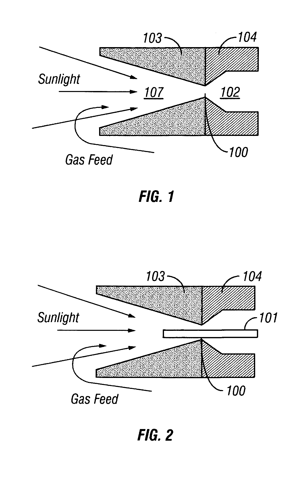 Reactor for solar processing of slightly-absorbing or transparent gases