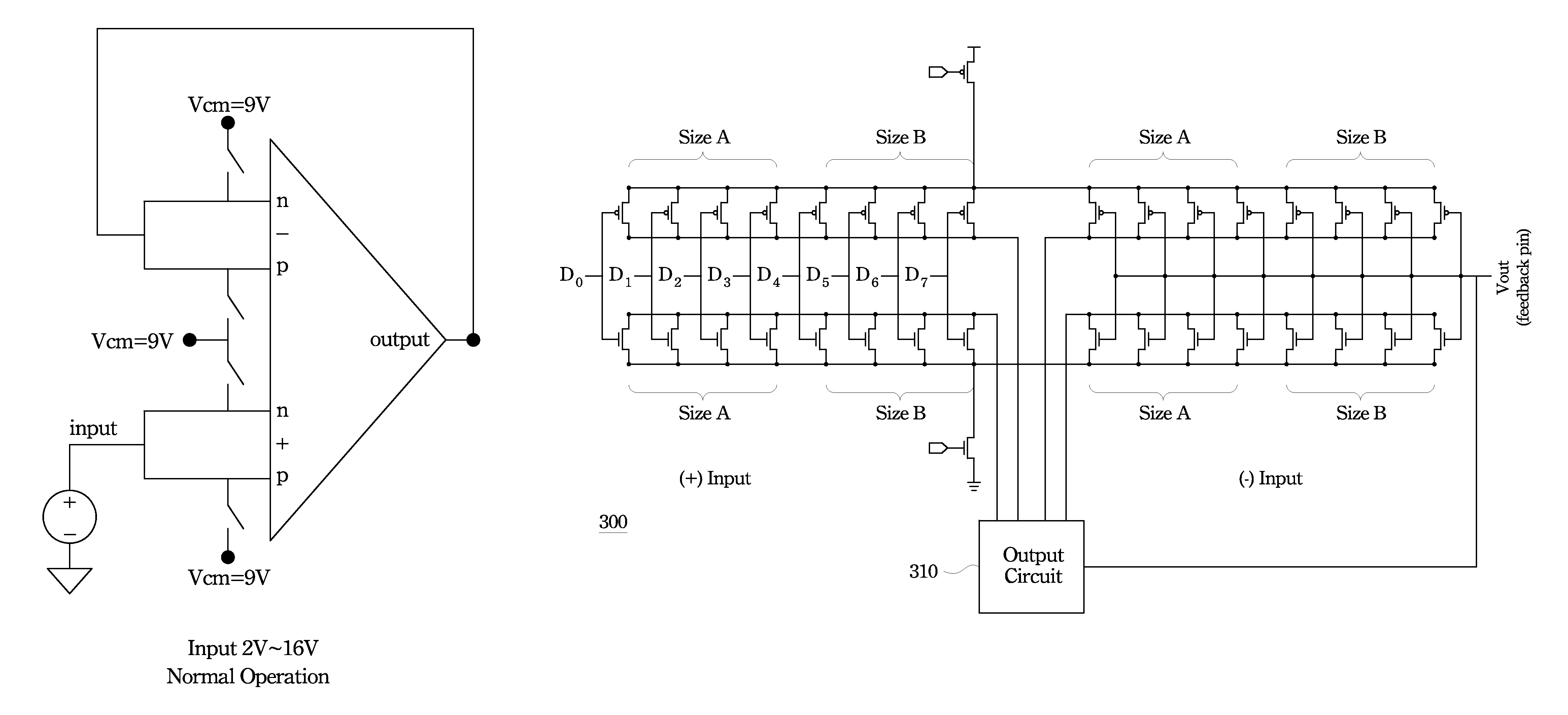 Buffer operational amplifier with self-offset compensator and embedded segmented DAC for improved linearity LCD driver