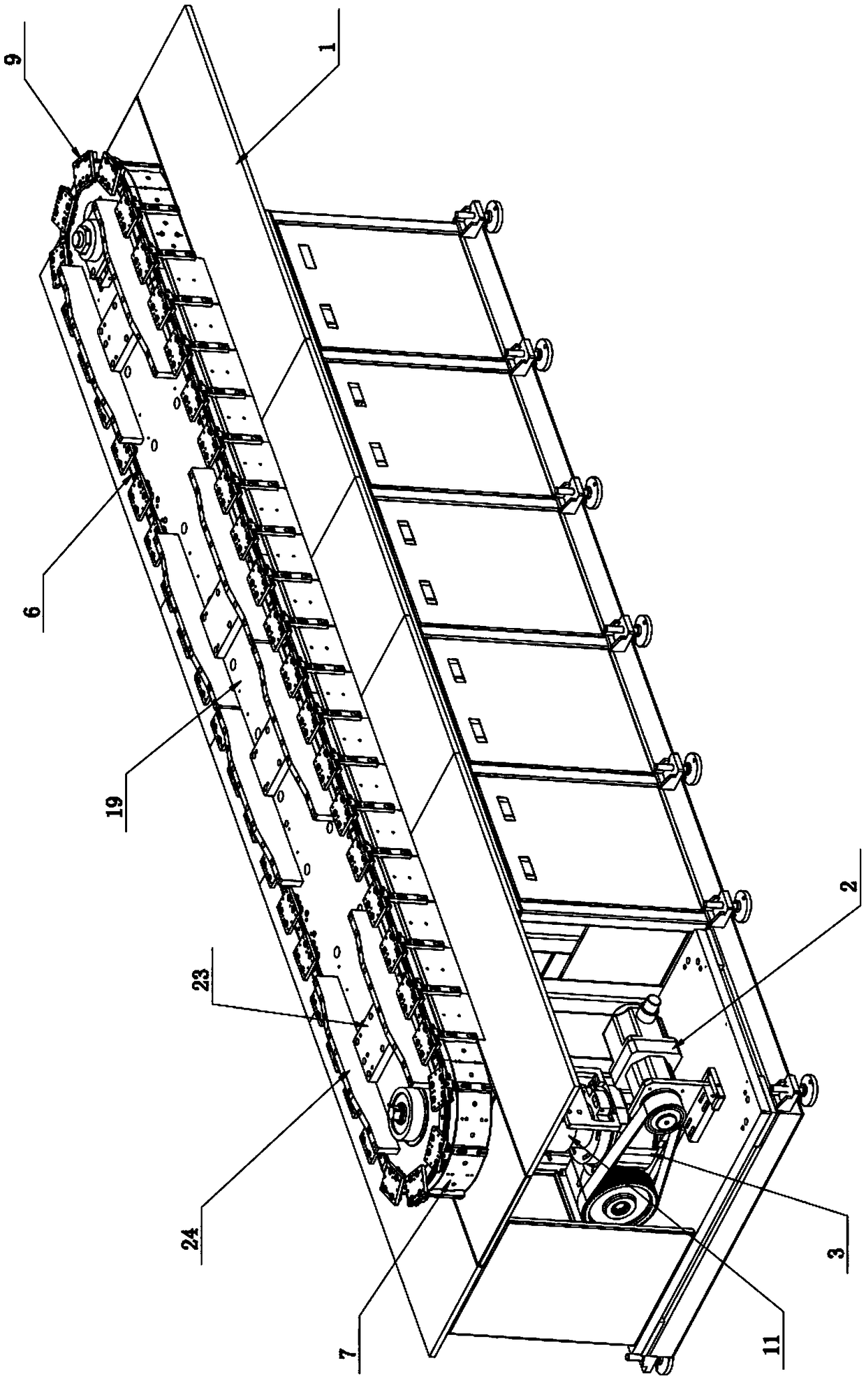 Annular sliding rail type flexible assembly platform