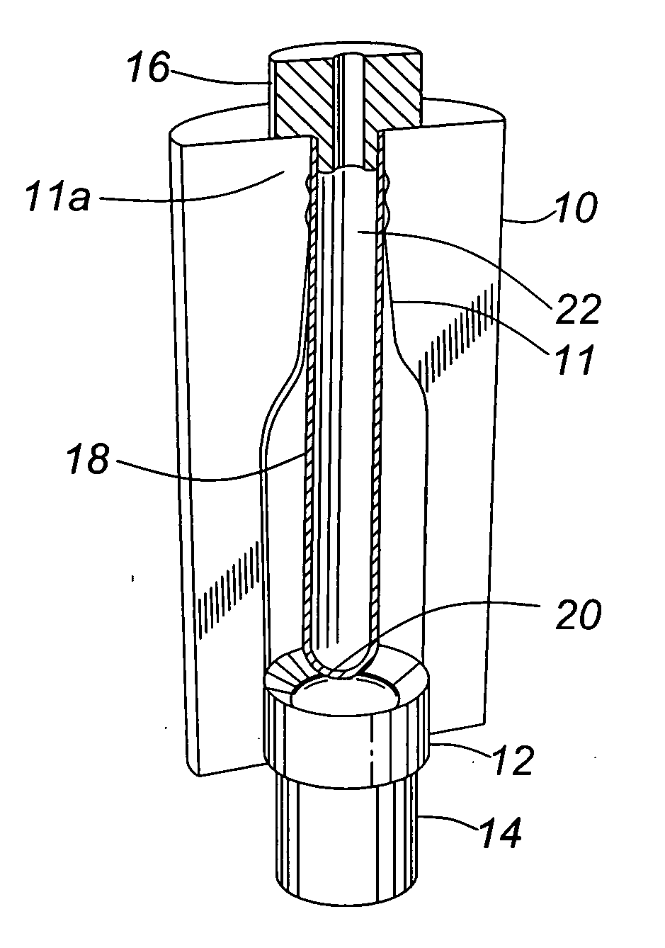 Methods of pressure forming metal containers and the like from preforms having wall thickness gradient