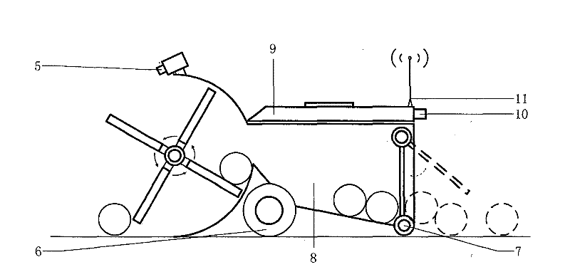 Automatic ball-picking robot