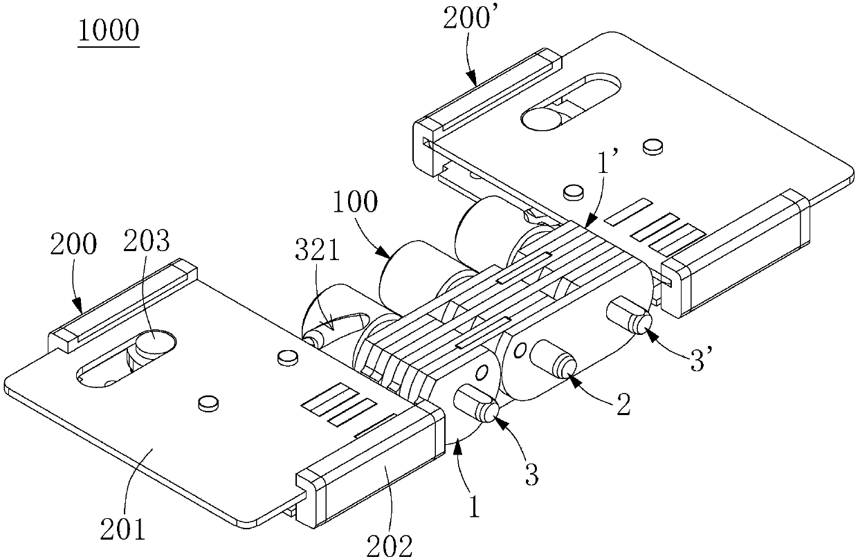 Supporting device, hub module and joint device