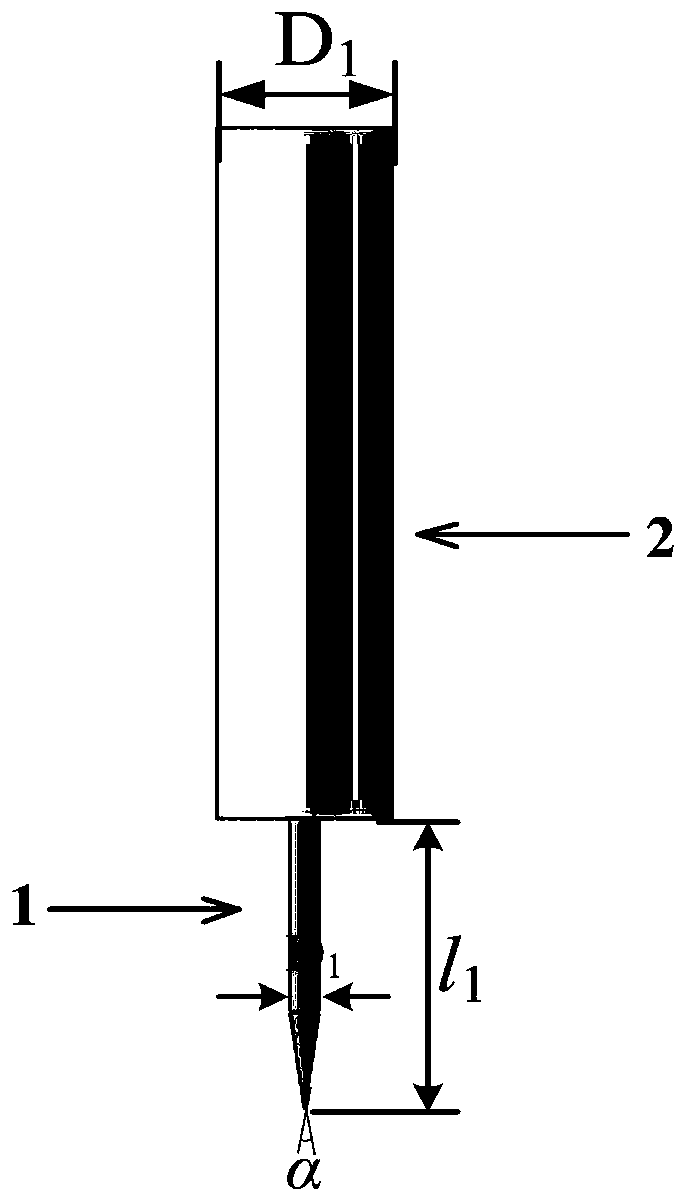 Imaging measurement method for gas holdup of gas-liquid two-phase flow of a single optical fiber array sensor