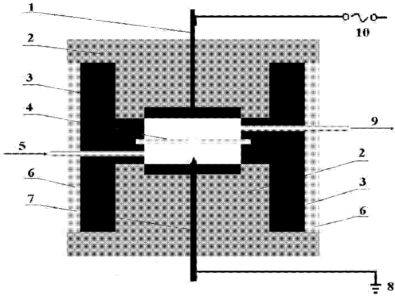 Plate type plasma reactor for hydrogen production through ammonia decomposition