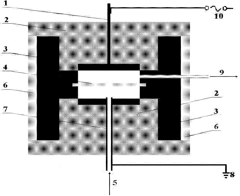 Plate type plasma reactor for hydrogen production through ammonia decomposition