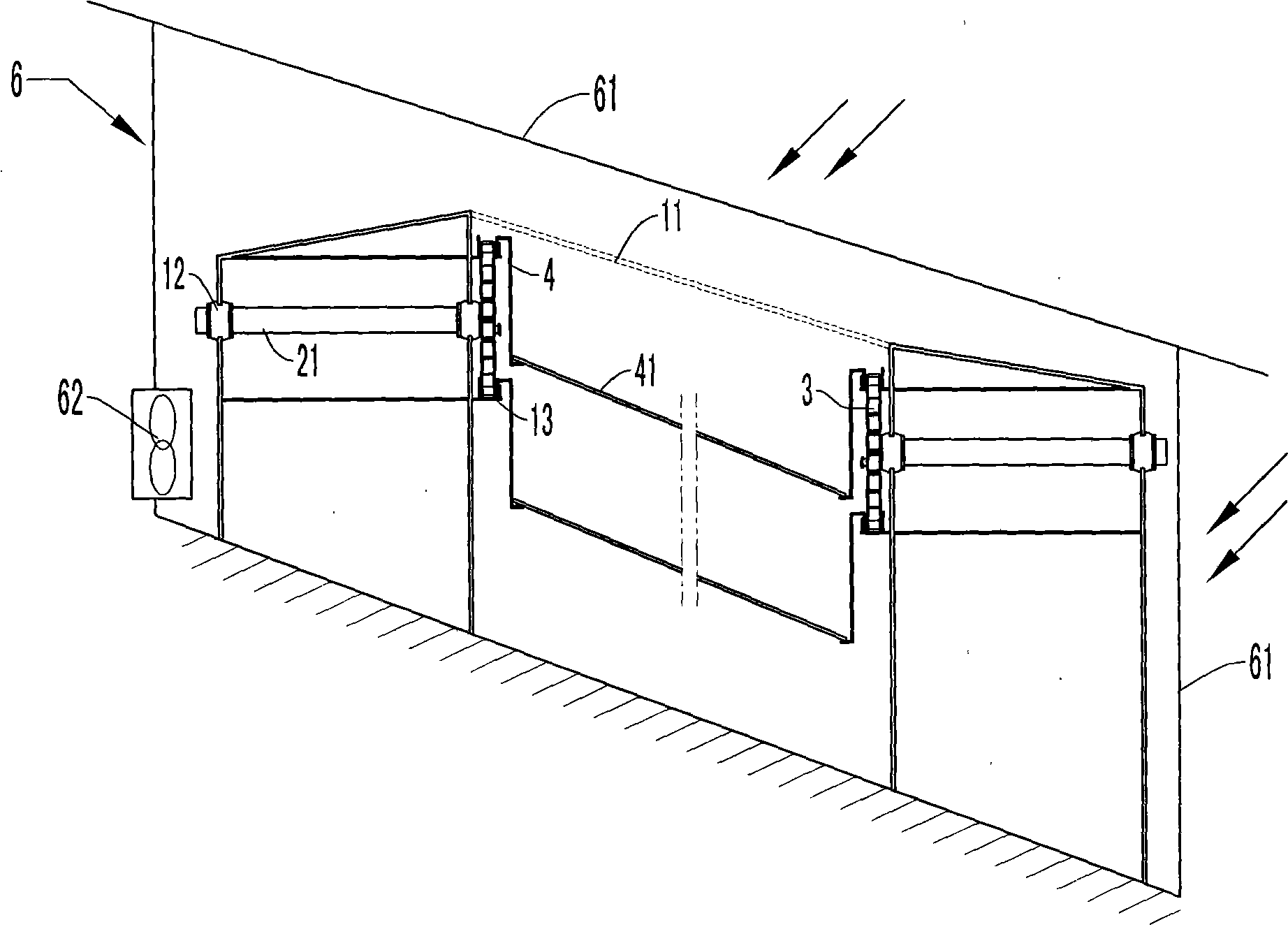 House for automatically withering tea leaves