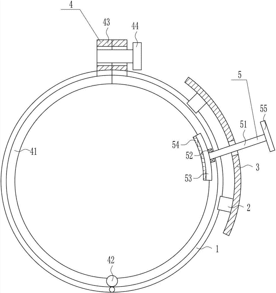 Pipeline outer wall chipping disposal equipment for petroleum pipeline welding