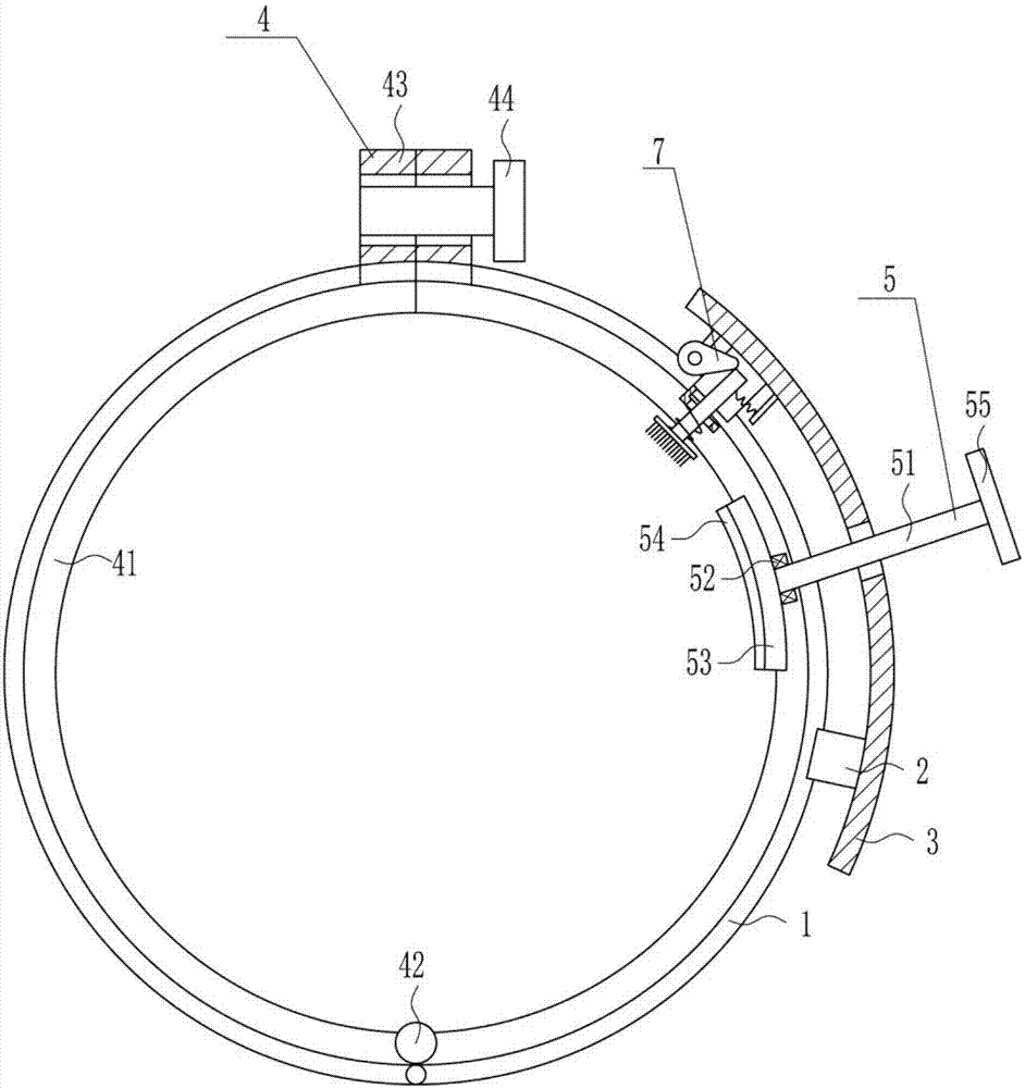 Pipeline outer wall chipping disposal equipment for petroleum pipeline welding