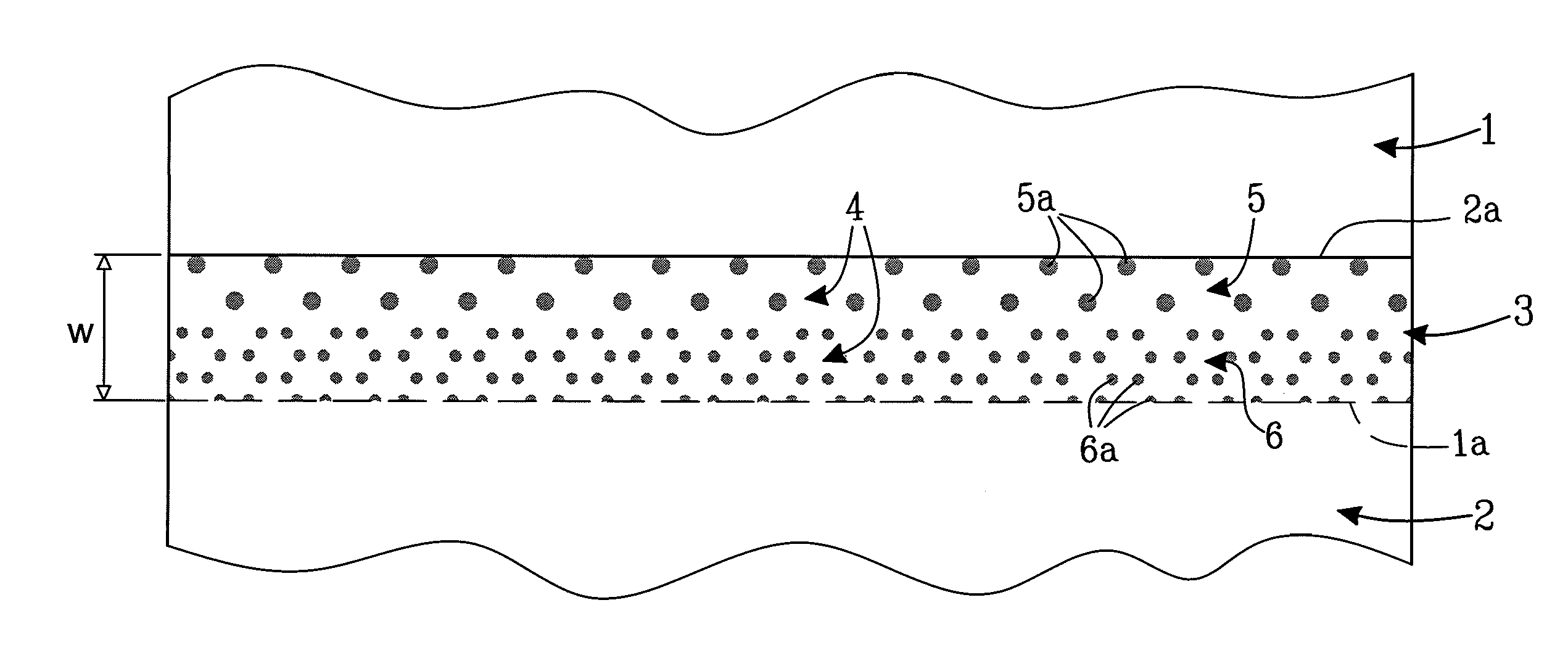 Seam joining together at least two web materials