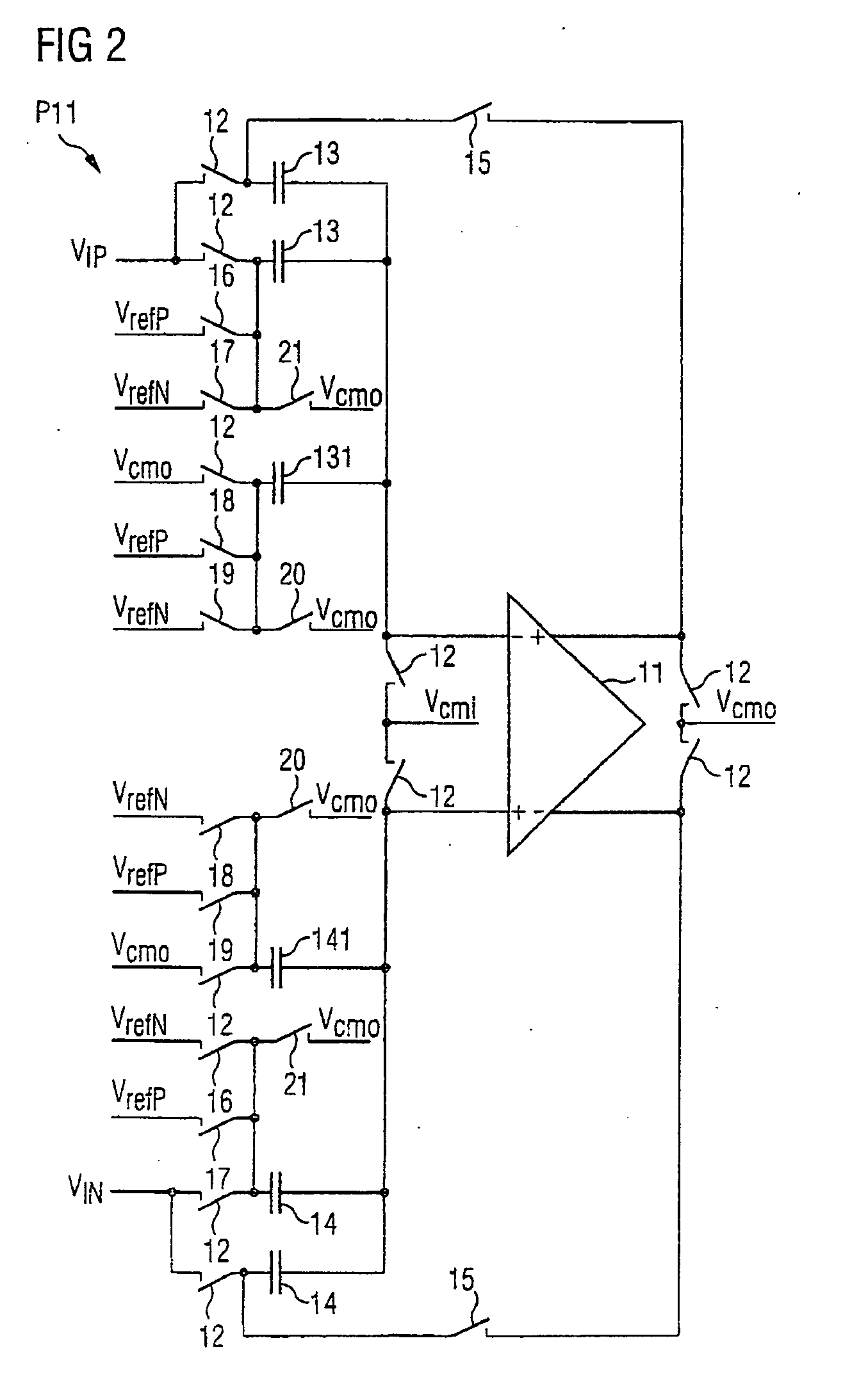 Method for converting an analog input signal, and analog-to-digital converter