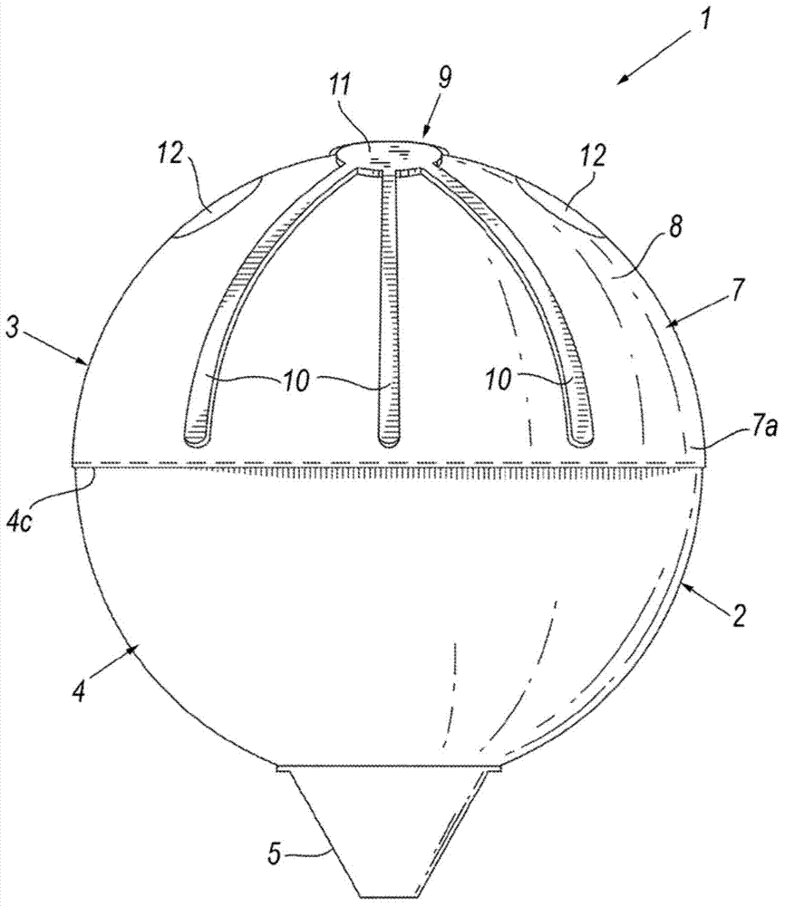 Orthotopic artificial bladder endoprosthesis