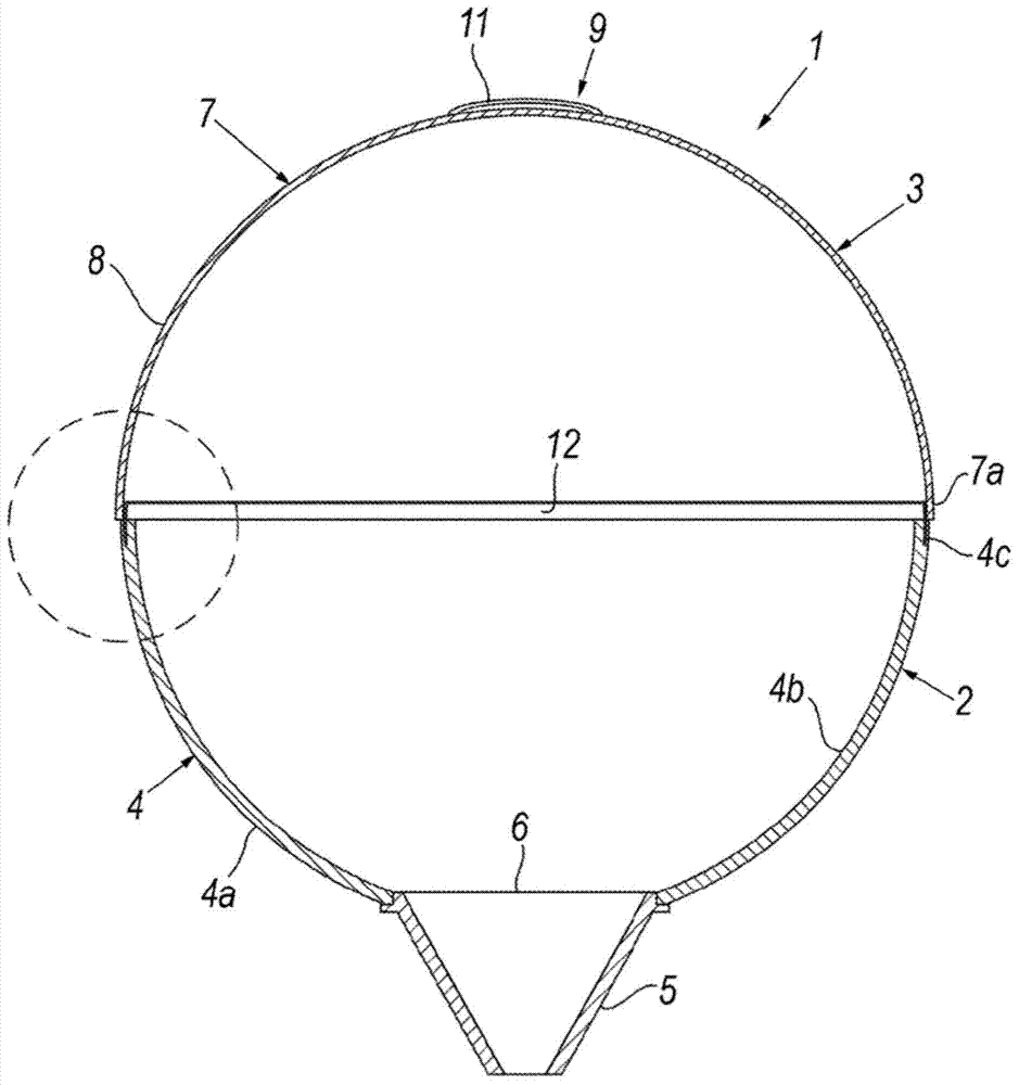 Orthotopic artificial bladder endoprosthesis