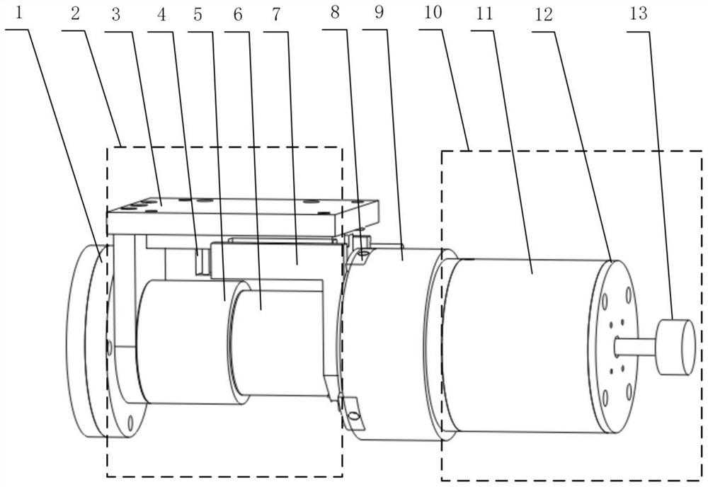 Robot force-controlled end effector and control method thereof