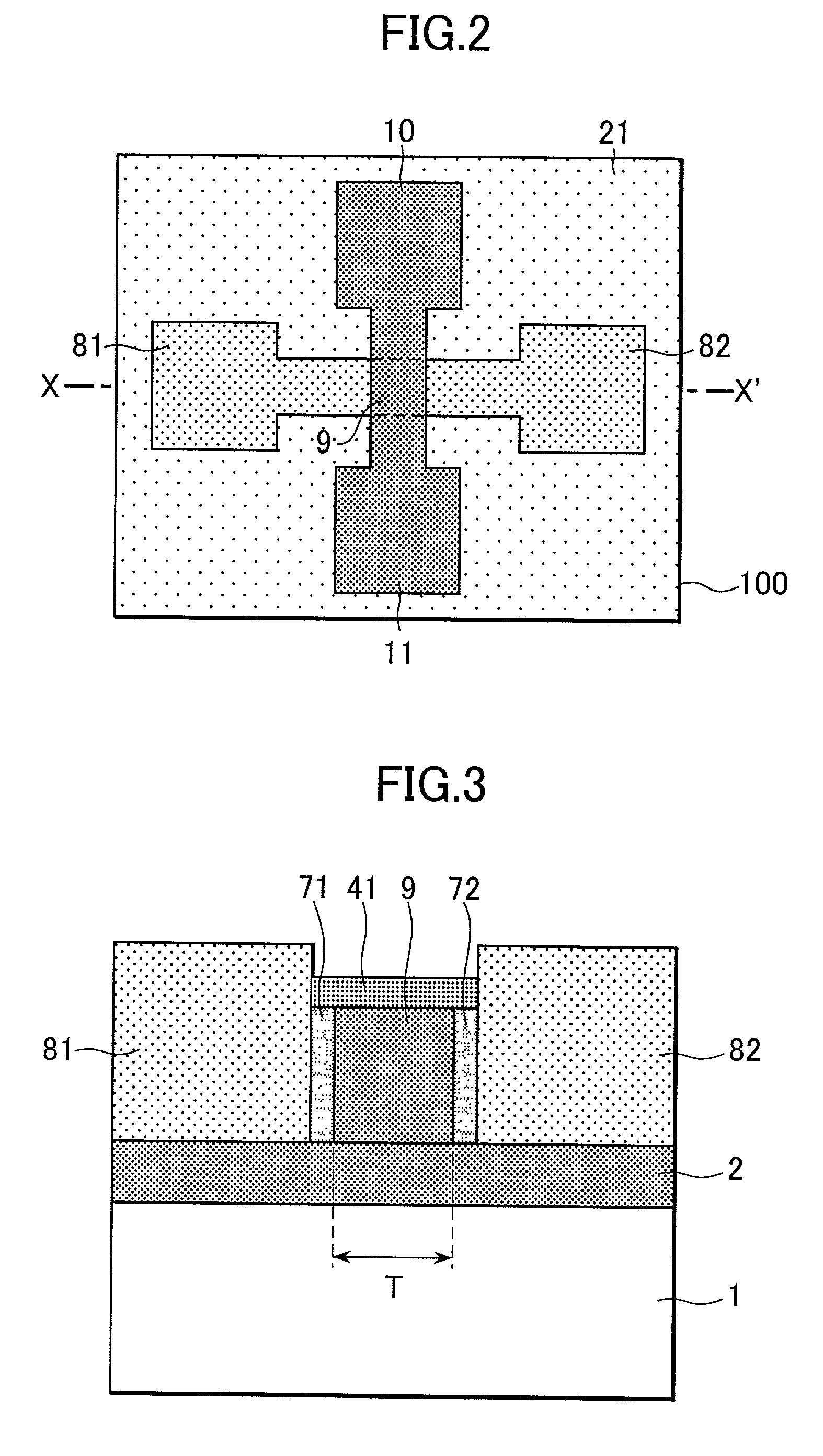 Double-gate field-effect transistor, integrated circuit using the transistor and method of manufacturing the same