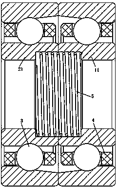 A bearing pair and bearing pair assembly