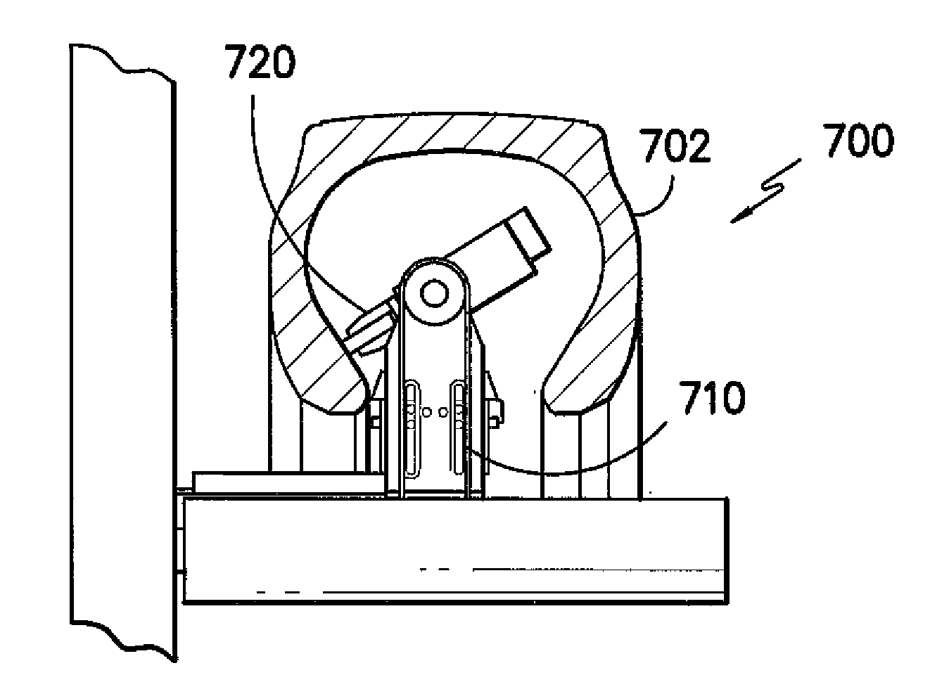 High voltage probe apparatus and method for tire inner surface anomaly detection