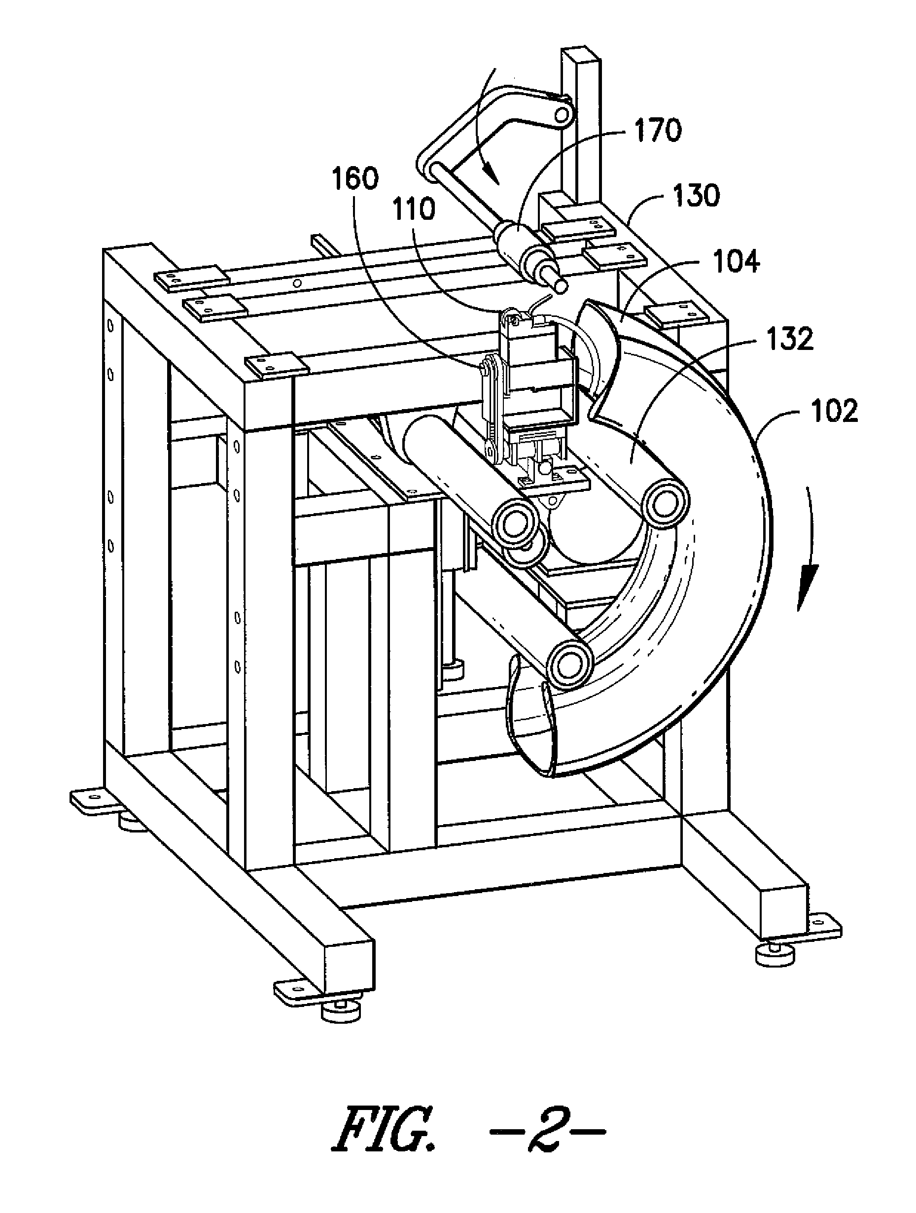High voltage probe apparatus and method for tire inner surface anomaly detection